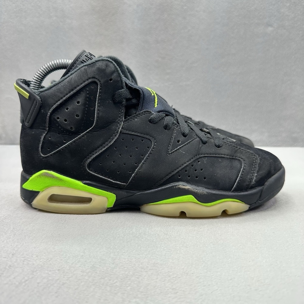 Size 5Y / Womens 6.5 Nike Air Jordan 6 Retro GS Electric Green Shoes 384665-003‎